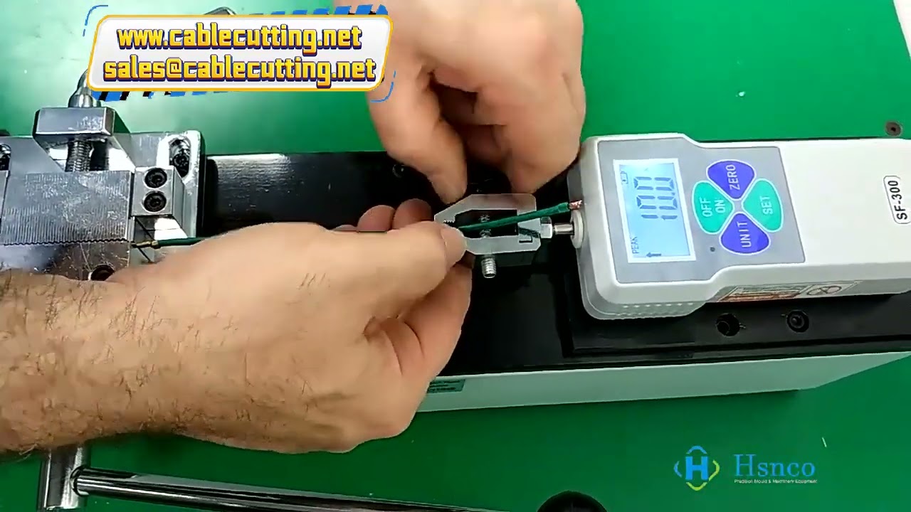 Manueller Kraftmessstand: Drahtzugfestigkeit, Crimpkraft & Steckerauszug prüfen