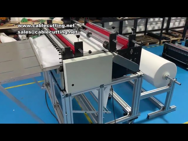 Automatische Perlenbaumwoll-Schneidemaschine | Horizontal- und Vertikalschnitt für Schaumstofffolie