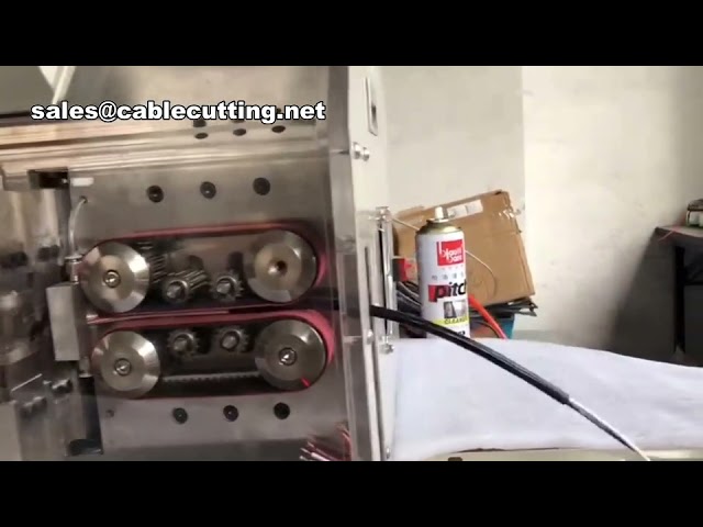 Vierkern-Abisolier- und Schneidemaschine | Automatische Mehrkern-Kabelendabisolierung