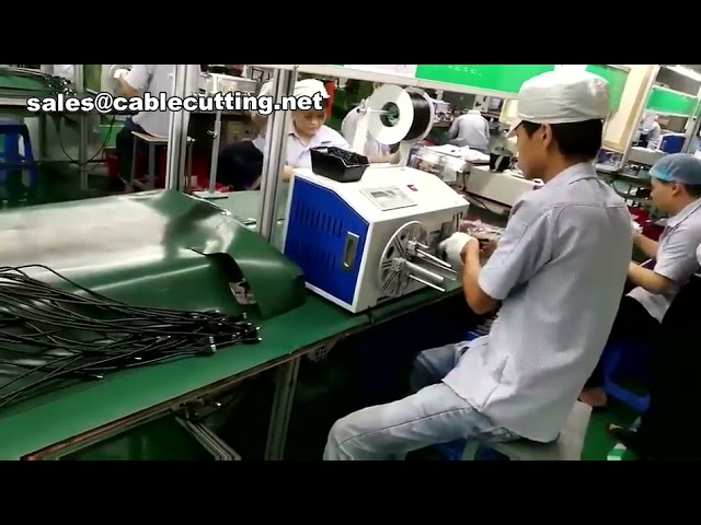 DC-Kabel Wickel- und Bindemaschine | Automatische Kabelwickel- und Bindegeräte für AC/DC-Stromkabel