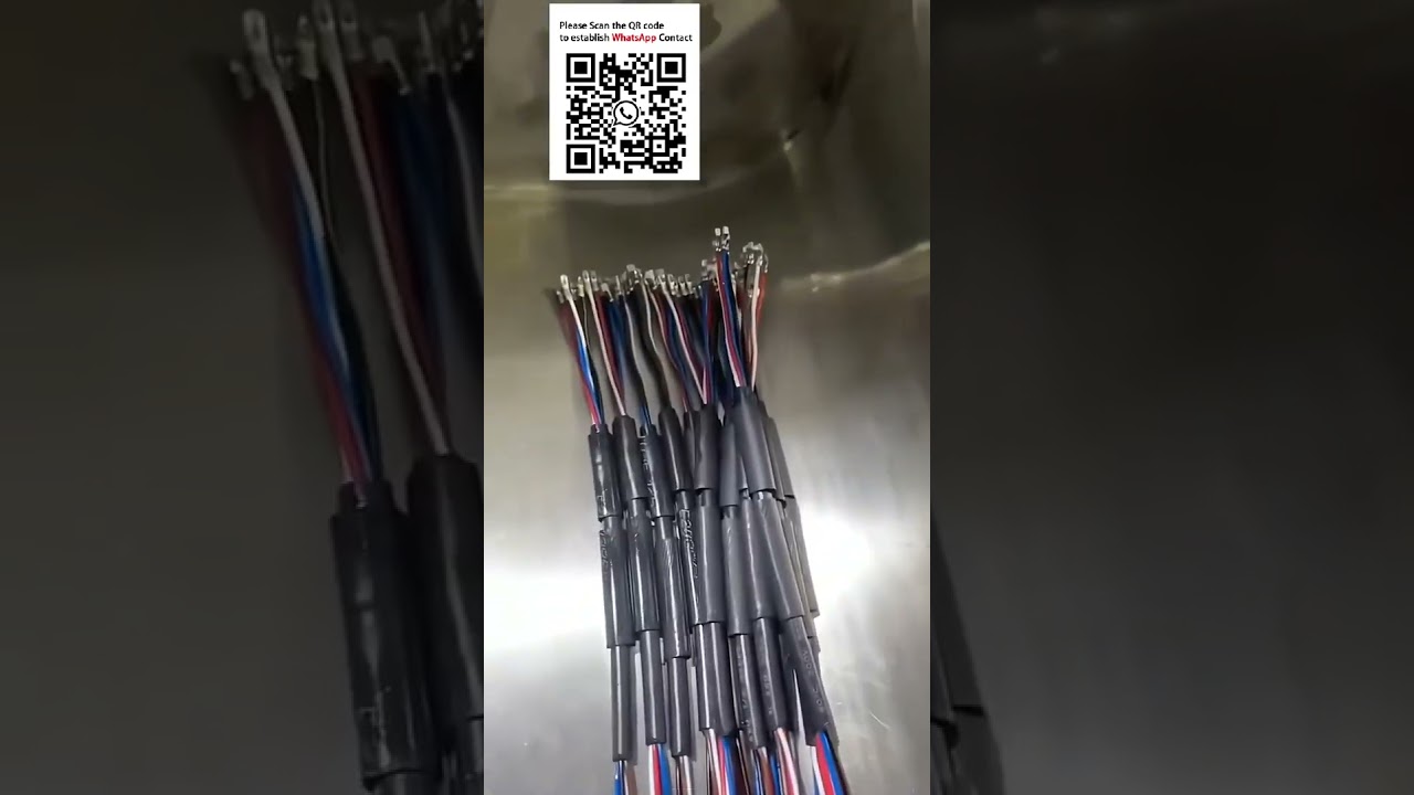 Automatische Doppelend-Crimp-Maschine für mehradrige Kabel mit Gehäuseeinsetzung