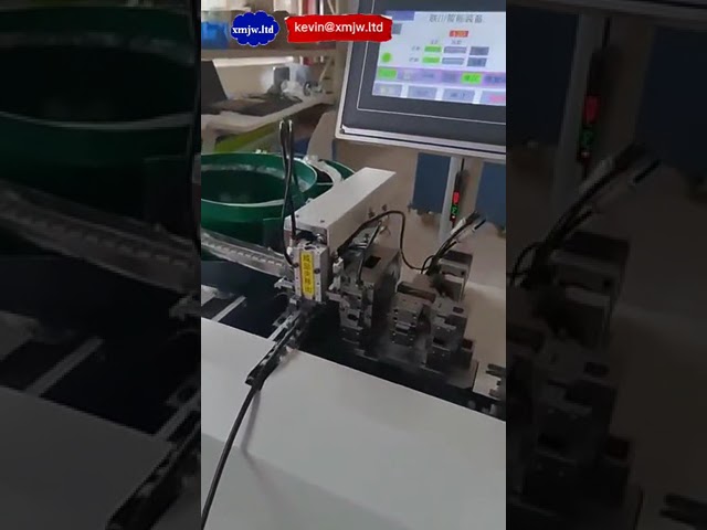 Halbautomatische RJ-45 Crimp-Maschine für Netzwerkkabel mit Rüttelplatte
