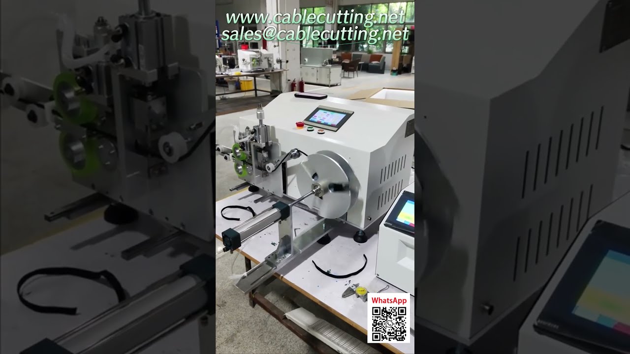 Unsere Kabelwickelmaschine in Aktion – Perfekt für die Kabelbaumindustrie