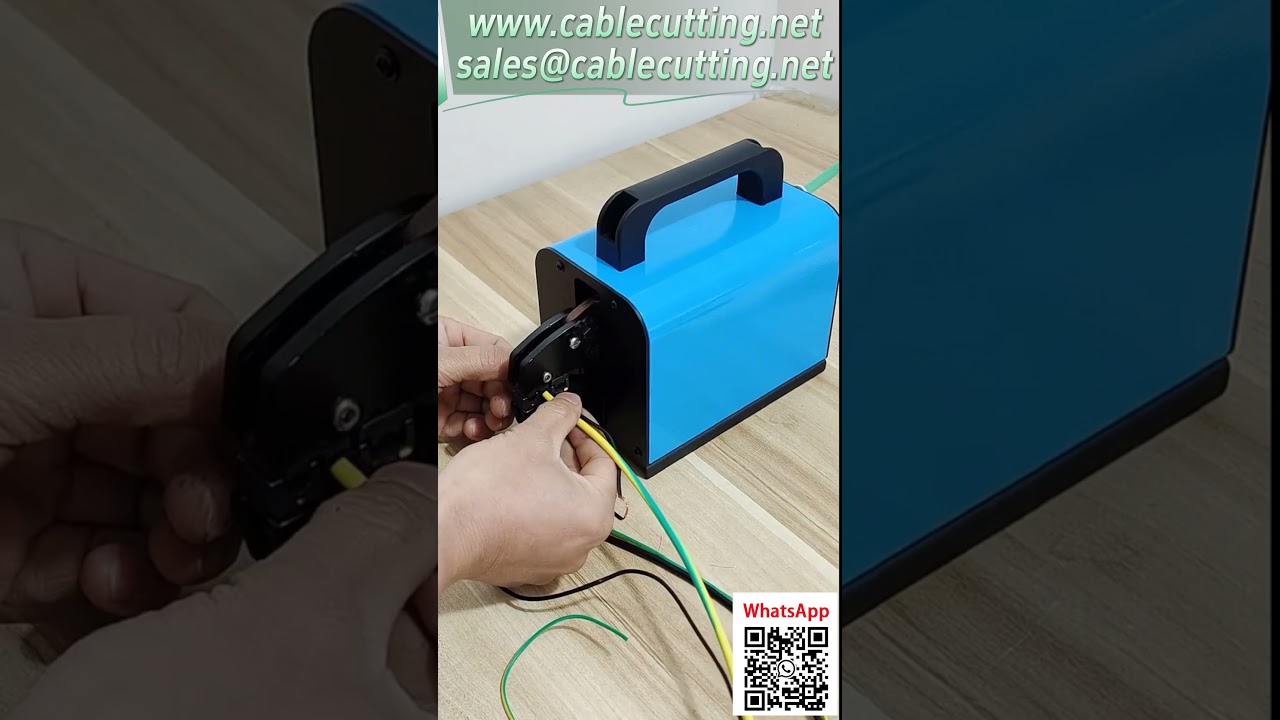 【16mm² Pneumatische Vertikal-Crimpmaschine】Vertikales Crimpen bis 16 mm² mit Positionskompensation & austauschbaren Werkzeugen