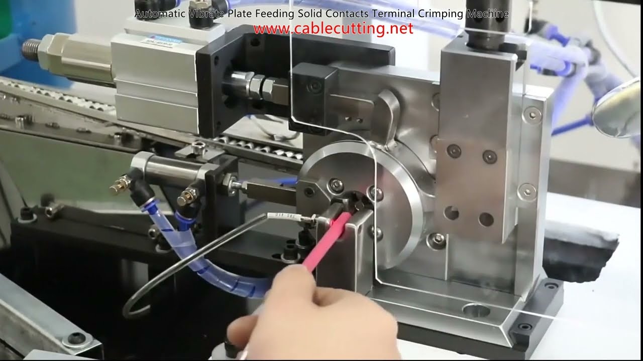 Automatische Vibrationsplatten-Zuführung für Kontaktanschluss-Crimpmaschine – Hochleistungs-Wire Processing
