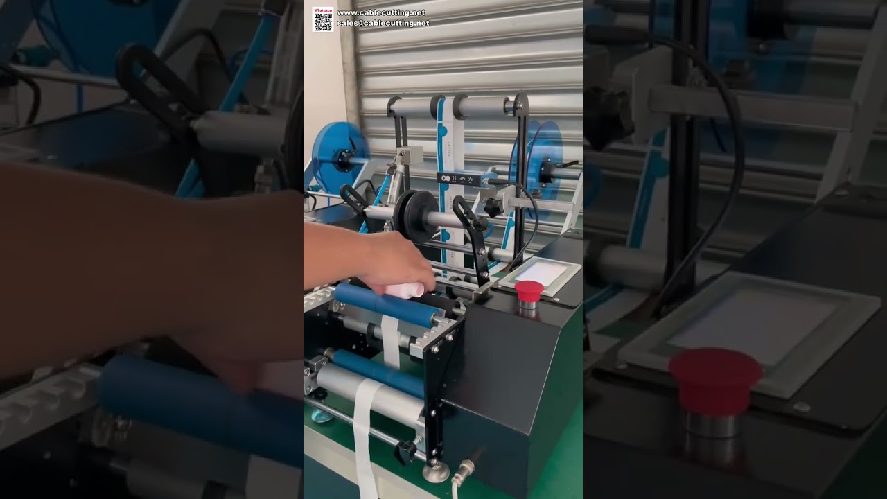 Geschwindigkeitsverstellbare Rundflaschen-Etikettiermaschine – Halbautomatischer Aufkleber für Kleinserien