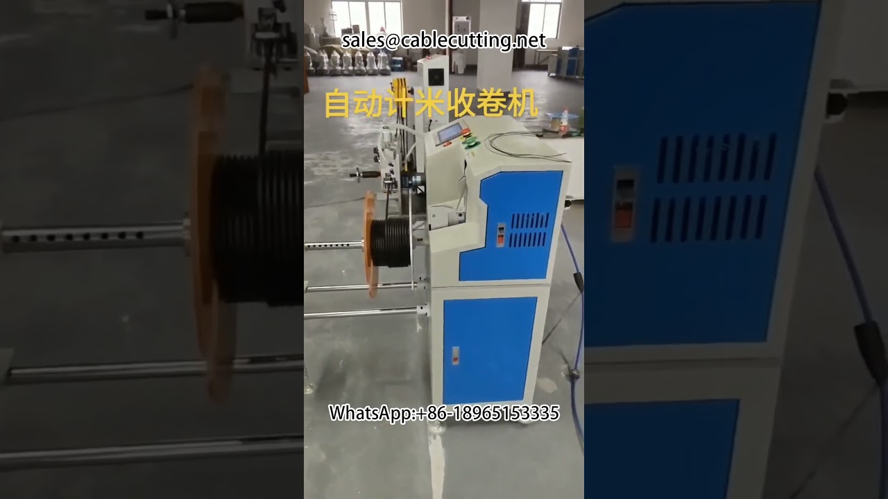 Automatic Wire Winding and Tying Machine with Meter Counter