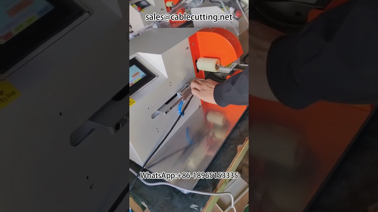 Vollautomatische Bandwickelmaschine für Kabelbäume | #Wickelmaschine #Kabelbaum #Fabrik #Maschine