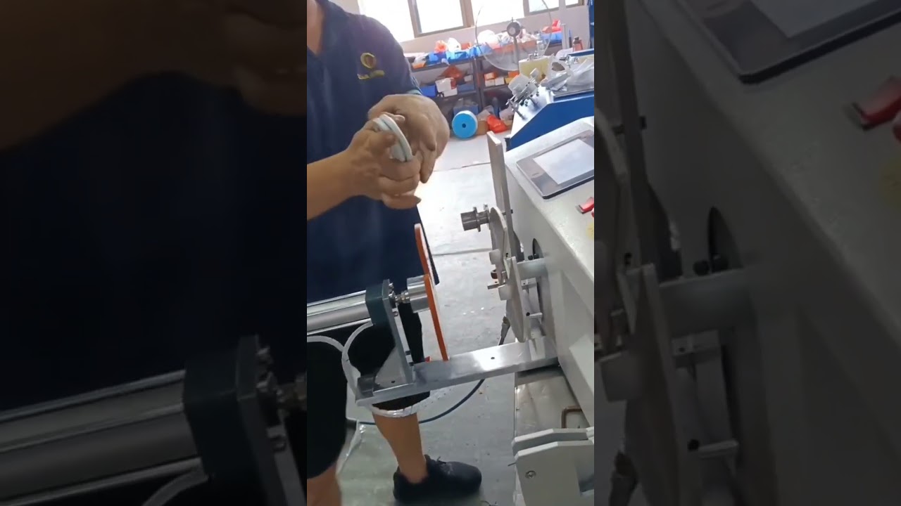 Automatische Datenkabel-Wickel- und Bindemaschine | Fabrikautomation