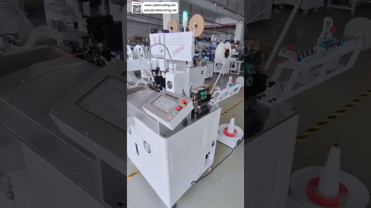 PTC-Elektrodenkabelbaum-Verarbeitung für EV-Klimamodul – Automatische Crimp-Maschine für Anschlussklemmen