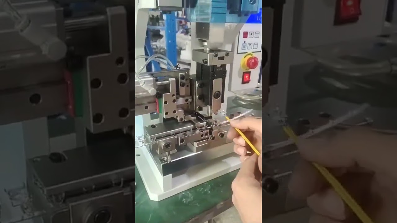 Europäischer pneumatischer horizontaler Crimp-Applikator | 40mm Hub, 0,02mm Präzisionseinstellung