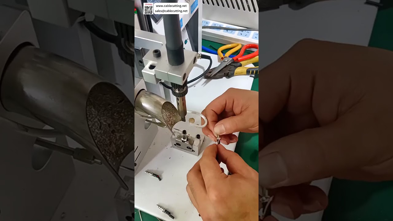 3-Pin Stecker Lötmaschine – Einfach zu bedienen, schnelle Ausgabe für effiziente Drahtmontage