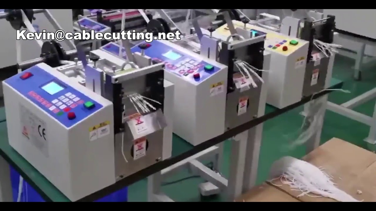 Automatische Schneidemaschine für Stoffbänder, Gummibänder, PVC-Klebeband und Papier