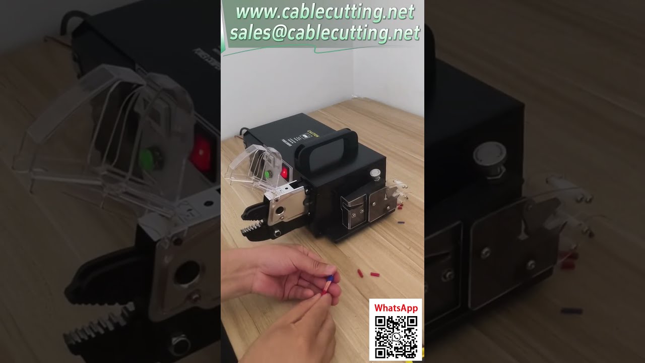 EM 6B2BC Elektrische Crimpzange – Doppelleitung crimpen, schneiden & abisolieren