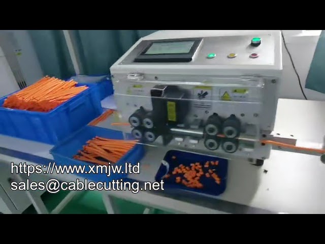 Fully Automatic Multi-Core Sheathed Wire 6-70 Square Mm Cable Cutting And Stripping Machine
