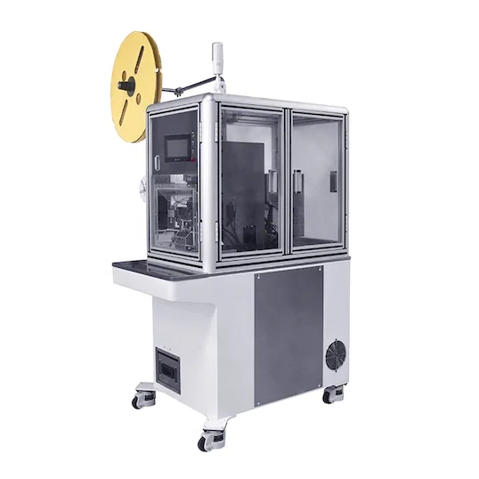 Halbautomatische Drahtabisolier-, Dichtungs-Crimpmaschine WPM-5030 - Halbautomatische Crimpmaschine